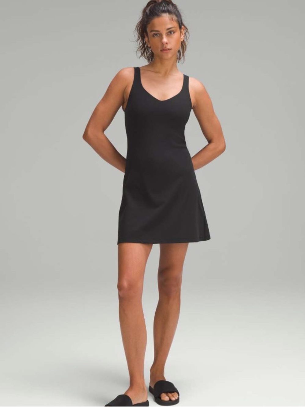 Lululemon || Align Dress Built In Shorts Solid Black 2